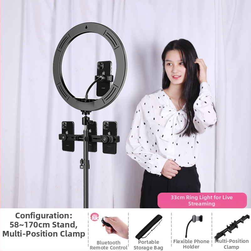 Stojan na telefón pre živé vysielanie, konštrukcia z kovu a ABS, model Iný, licencovanie s vlastnou značkou k dispozícii, prispôsobenie dostupné