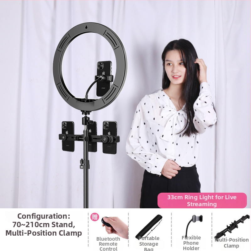 Stojan na telefón pre živé vysielanie, konštrukcia z kovu a ABS, model Iný, licencovanie s vlastnou značkou k dispozícii, prispôsobenie dostupné