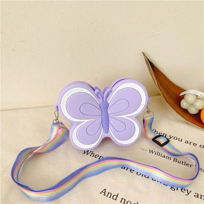 Portofel de monede din silicon pentru copii, cu iepuraș desen animat, unisex, impermeabil