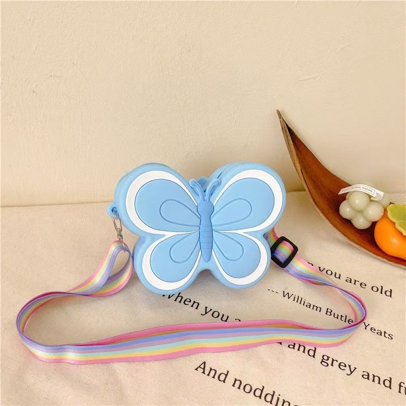 Portofel de monede din silicon pentru copii, cu iepuraș desen animat, unisex, impermeabil