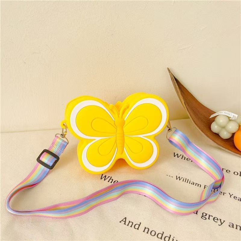 Portofel de monede din silicon pentru copii, cu iepuraș desen animat, unisex, impermeabil