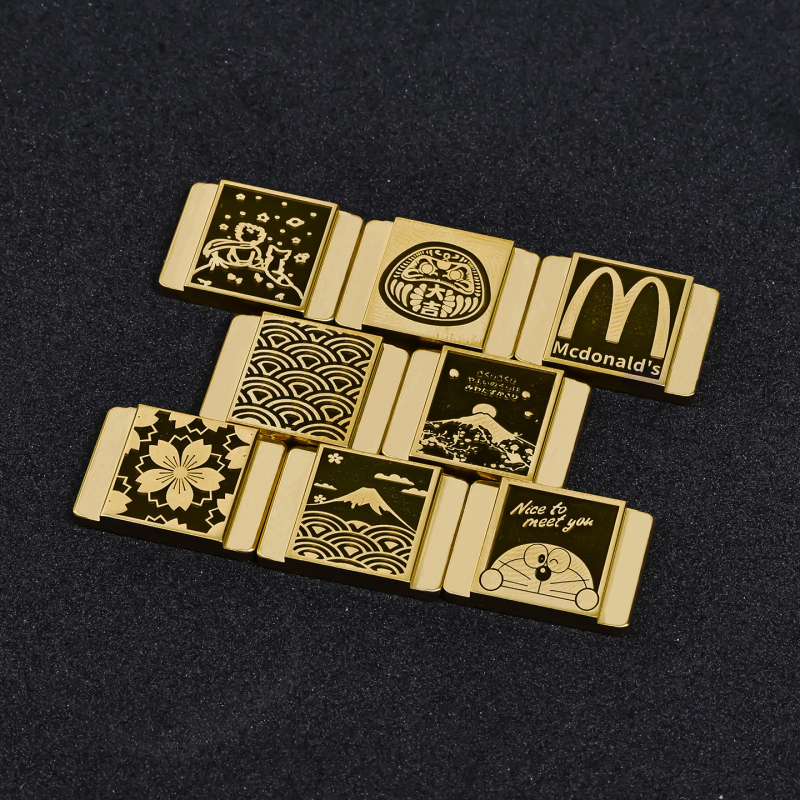 Capac pentru bliț pentru camere Sony Alpha, gravură din alamă, model R-E, accesoriu pentru butonul de declanșare