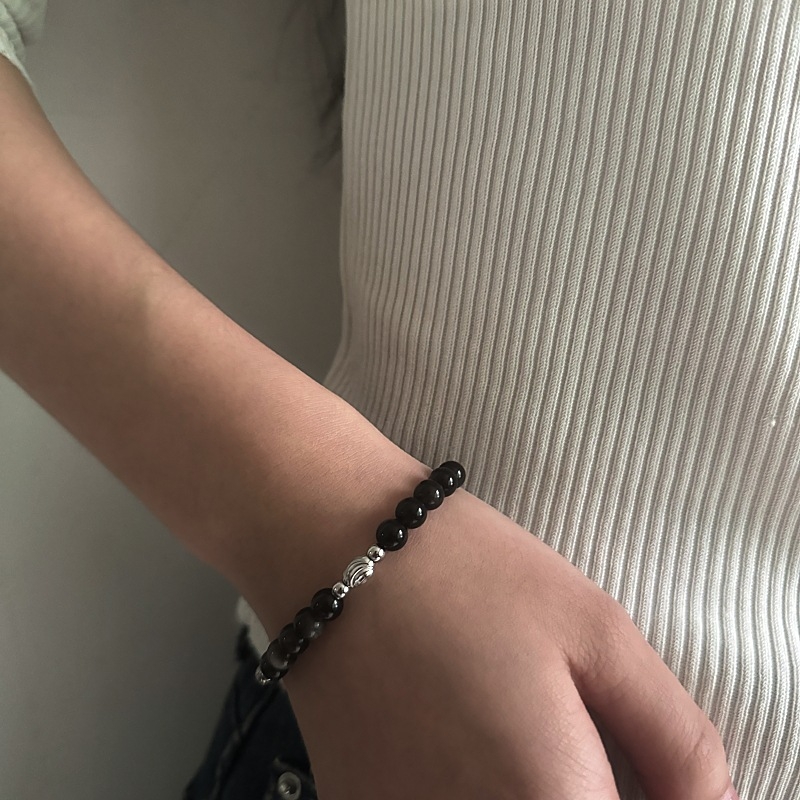 Narukvica od nehrđajućeg čelika s perlicama, ručno izrađena, unisex, geometrijski dizajn, literarno retro stil