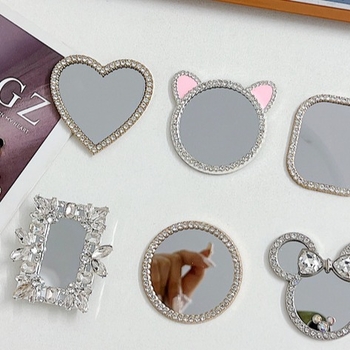 Cinko lydinio veidrodinis telefono laikiklis, daugiafunkcinis, pritaikomas