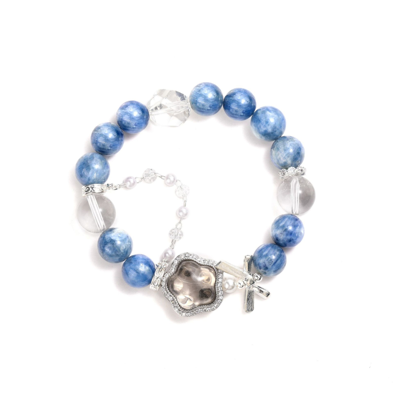 Βραχιόλι από χάντρες με κρύσταλλο, χωρίς πλευρικούς λίθους, αξεσουάρ: κράμα και κρύσταλλο, μάρκα Decorate the Pavilion, Κινεζικό στυλ