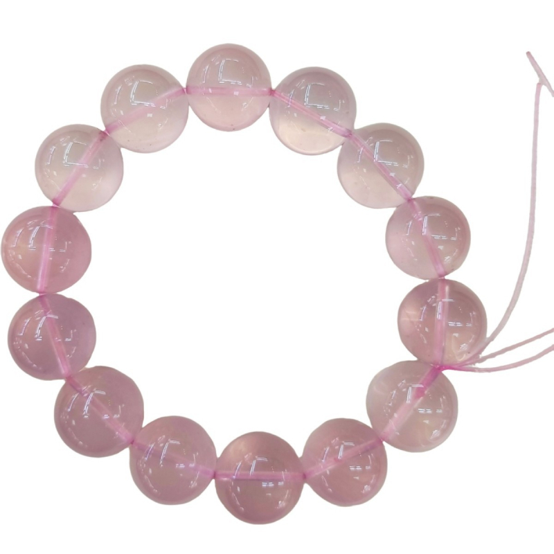 Unisex narukvica od ružnog kvarca, ručno izrađena, Platinum Jewelry (ružni kvarc; ručna izrada; Platinum Jewelry; unisex)