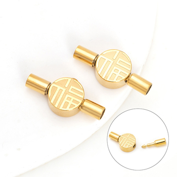 Narukvica od užeta sa kopčom, nehrđajući čelik, elektroplatiranje, Juncheng Jewelry, prirodni stil