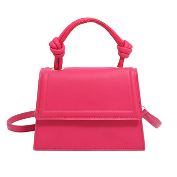 Geantă de umăr casual nouă, în stil solid, geantă de mână casual pentru femei, geantă de umăr pătrată mică, la modă și simplă.