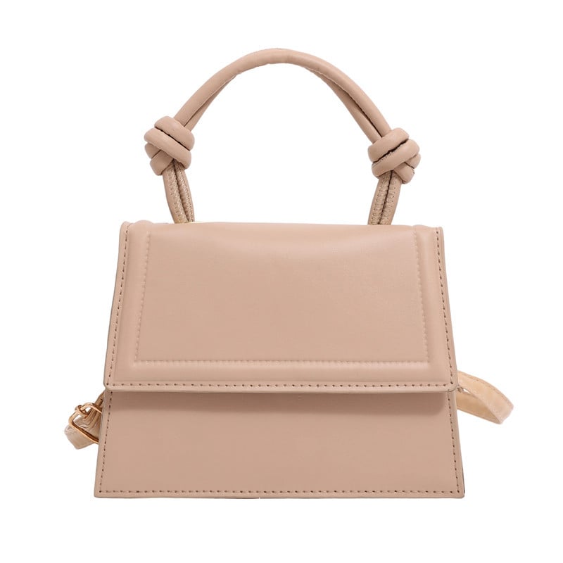 Geantă de umăr casual nouă, în stil solid, geantă de mână casual pentru femei, geantă de umăr pătrată mică, la modă și simplă.