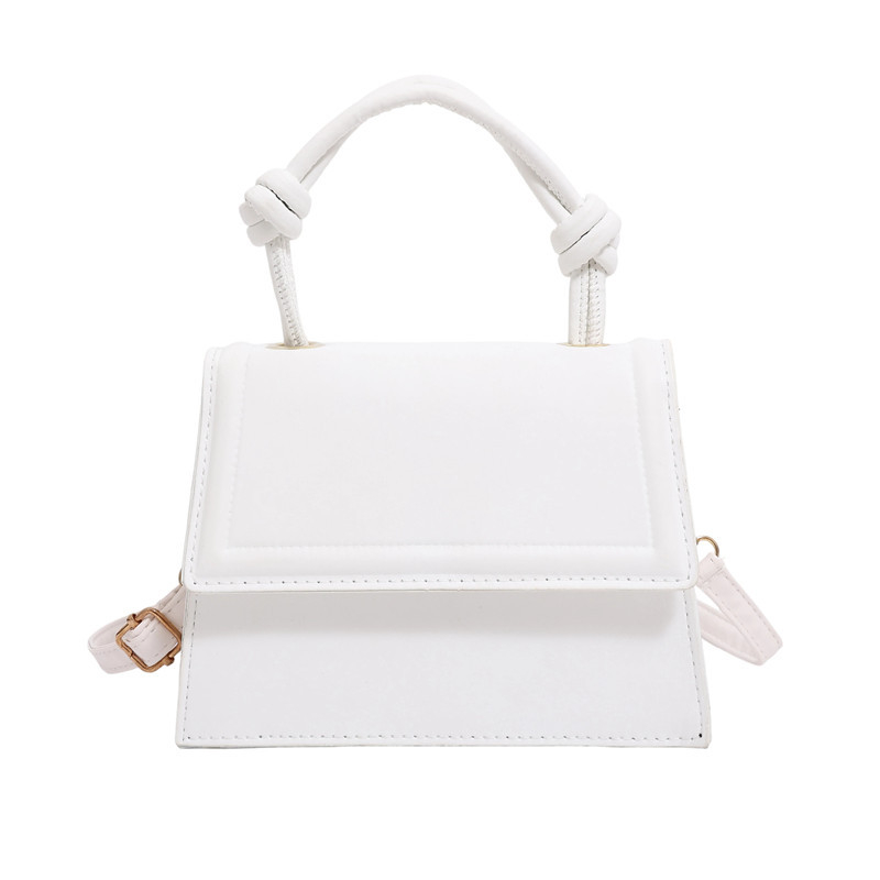 Geantă de umăr casual nouă, în stil solid, geantă de mână casual pentru femei, geantă de umăr pătrată mică, la modă și simplă.