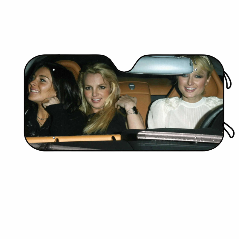 Automobiilne väline päikesekaitse alumiiniumi fooliaga, imava kinnitusega, logotüübi trükkimine võimalik, multikas motiiv, ettepoole suunatud esiklaasi piirkonnale