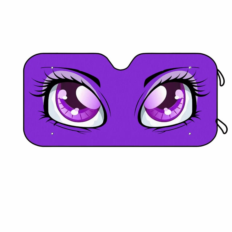 Automobiilne väline päikesekaitse alumiiniumi fooliaga, imava kinnitusega, logotüübi trükkimine võimalik, multikas motiiv, ettepoole suunatud esiklaasi piirkonnale