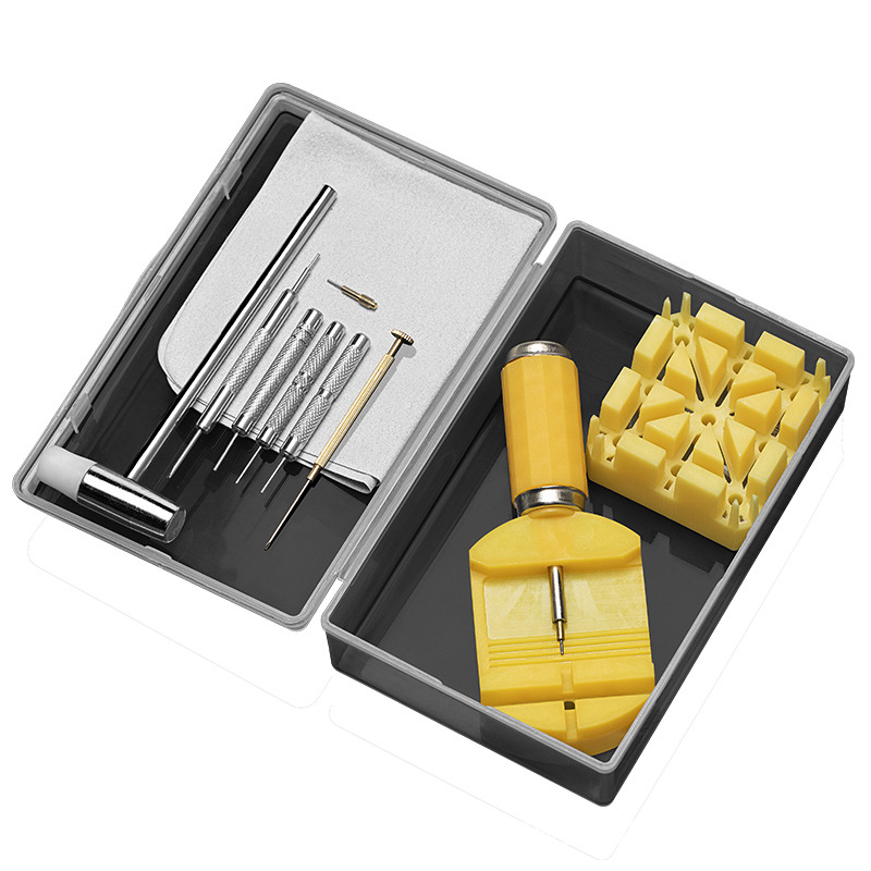 Alat za uklanjanje kaiša sata i skup za popravak — poliranje kožnog kaiša, Mink Oil čistač, kutija 242 komada, ASLD, proljeće 2023