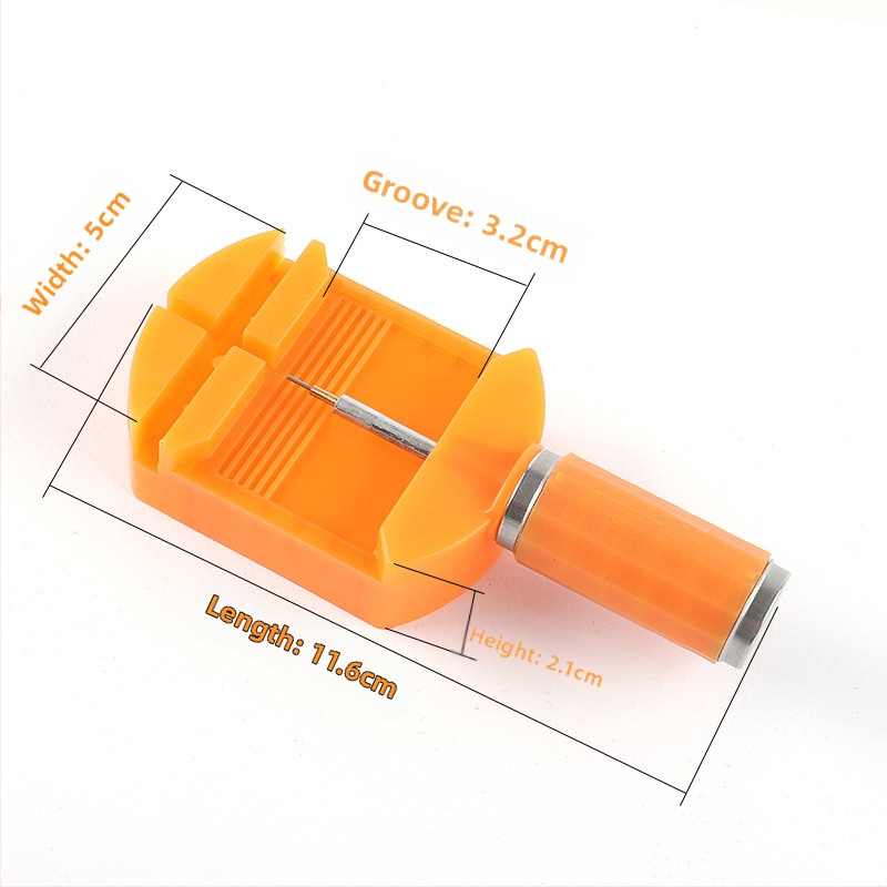 Náradie na opravu hodiniek s odstraňovačom oceľového pásu, výmenný hrot, nastaviteľný odstraňovač a rezník na hodinky. Balenie: 500 ks.