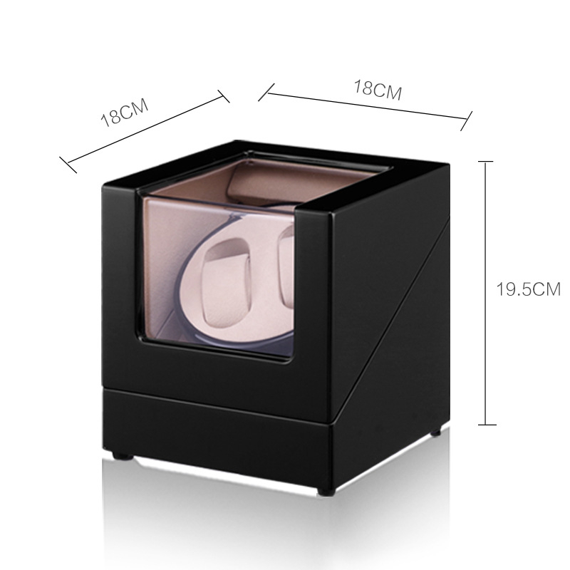 Automatický natahovač hodin s dvoma polohami, otváracím krytom a automatickým vypnutím