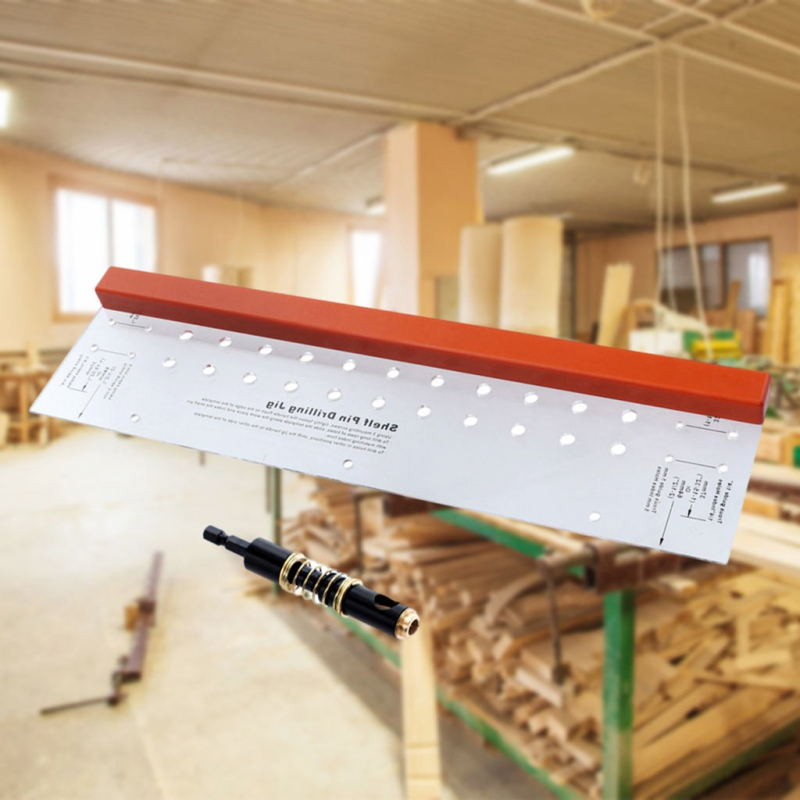 Akrilni bušački locator za ugradnju ladica i vrata ormarića – 2-dijelni set, DIY standard, kućna uporaba