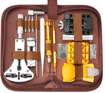 Set alata za popravak satova, 149 dijelova, za rastavljanje i zamjenu baterije, kućna upotreba