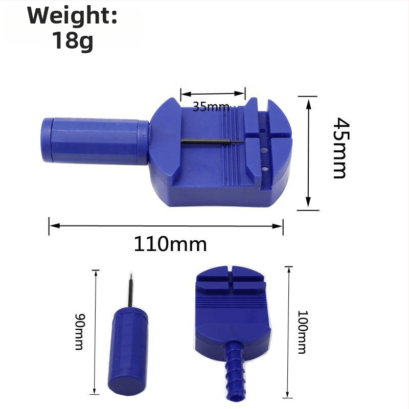 Nástroj na opravu hodiniek pre oceľové remene – odstránenie článkov a nastavovač, plastový nastavovač hodiniek, Fish day, leto 2021