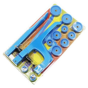 Órajavító prés és zárófogó készlet: műanyag öntőforma + fém fogók, 11 készlet, 18–34 mm, háztartási használatra