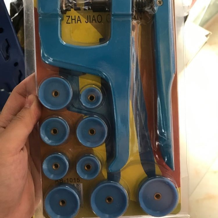 Órajavító prés és zárófogó készlet: műanyag öntőforma + fém fogók, 11 készlet, 18–34 mm, háztartási használatra