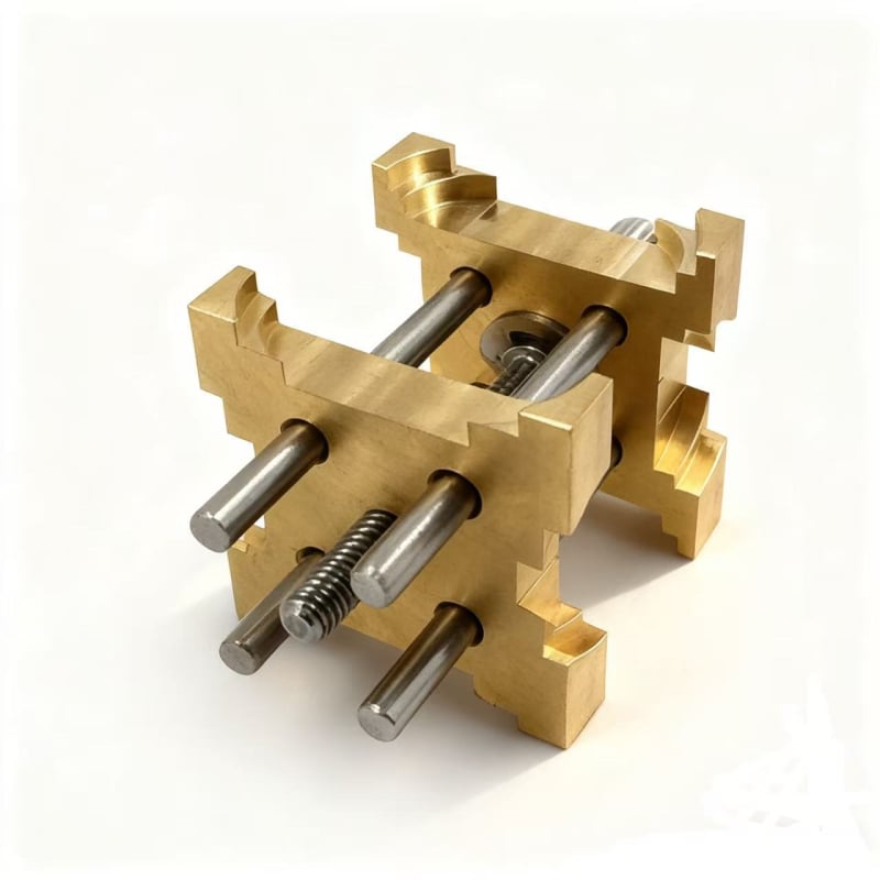 Držač mehanizma sata, četverostrani, od čistog bakra, alati za demontažu, 1 komplet, za kućnu uporabu