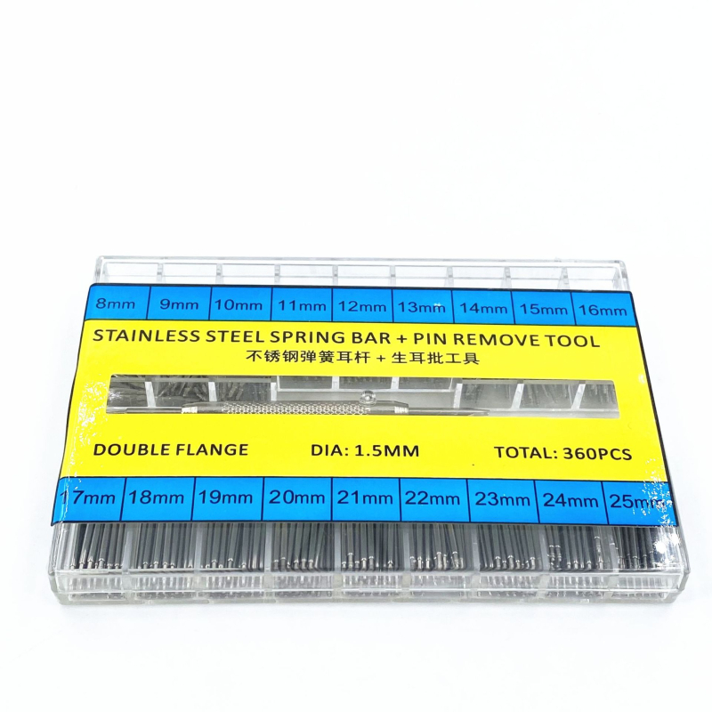 Set dodatne opreme za sat: opružne šipke za kaišu i spojni dijelovi, 1 komplet, pakirano, za kućnu upotrebu