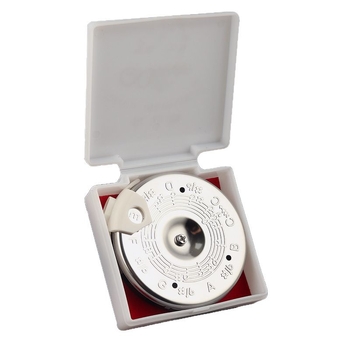 Alice 13csöves fúvós hangoló, szájjal történő hangolás és hallás-edzés, modell A003A, fém+műanyag, dobozos csomagolás