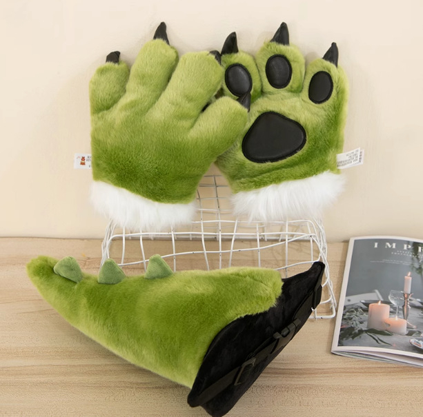 Plüss Tigris Farokkal és Mancsokkal — rekvizit színpadi előadásokhoz; PP gyapot töltés, 15–35 éveseknek