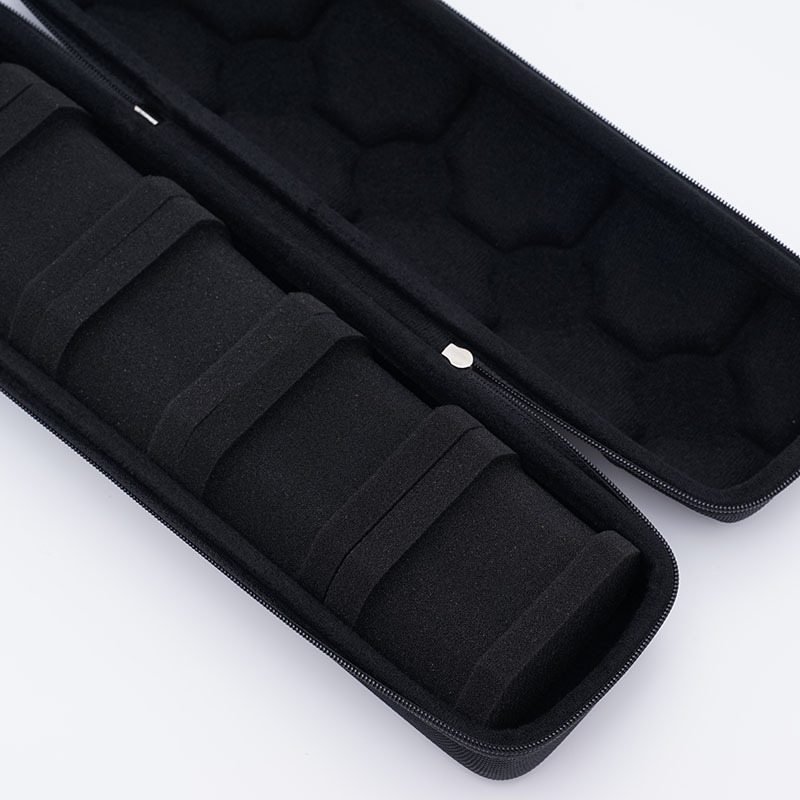 Κιβώτιο αποθήκευσης ρολογιών με πέντε θήκες, EVA, 1680D+EVA, θερμοπιεσμένη κατασκευή, ανθεκτικό στους κραδασμούς, μεγάλη χωρητικότητα για κοσμήματα