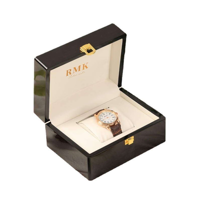 Drvena kutija za pakiranje satova s lakiranim završnim slojem, namijenjena pakiranju nakita, Kina