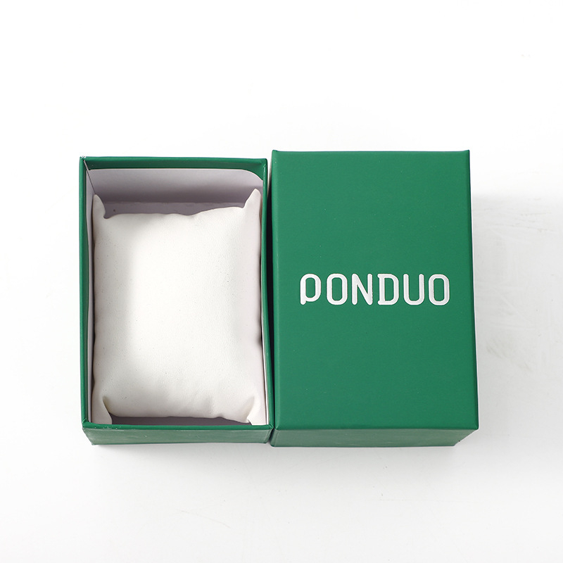 Ponduo kutija za satove s preklopnim poklopcem, PU koža, lychee uzorak, bez loga, težina 500 g