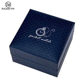 PU bőr zsebóra-doboz flip-lapos fedéllel, vintage stílus, kvarc és mechanikus zsebórákhoz | SHAGERWATCH, 100 darabos csomag, logó nyomtatva OK, teljes doboz súlya 16 kg