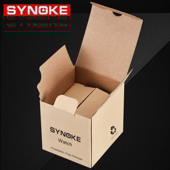 Κουτί δώρου ρολογιού (χαρτόνι) με εκτύπωση λογότυπου, διαθέσιμη εξατομίκευση, μάρκα SYNOKE/Momo, αδειοδοτημένη ιδιωτική ετικέτα, συσκευασία 500 τεμάχια