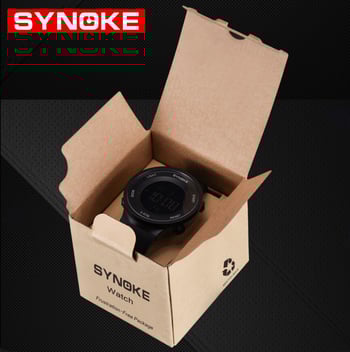 Κουτί δώρου ρολογιού (χαρτόνι) με εκτύπωση λογότυπου, διαθέσιμη εξατομίκευση, μάρκα SYNOKE/Momo, αδειοδοτημένη ιδιωτική ετικέτα, συσκευασία 500 τεμάχια