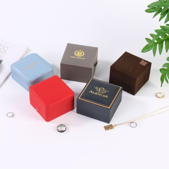 Kutija za pohranu nakita za prstene, narukvice i naušnice, materijal papir/karton, kutija, prijevozno pakiranje, pakiranje nakita, mogućnost prilagodbe