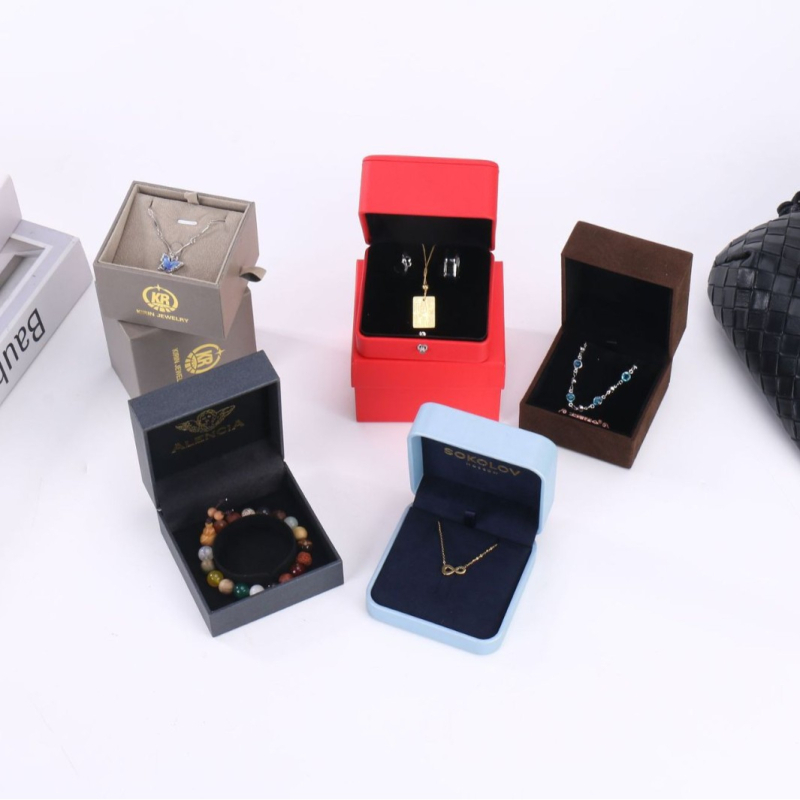 Kutija za pohranu nakita za prstene, narukvice i naušnice, materijal papir/karton, kutija, prijevozno pakiranje, pakiranje nakita, mogućnost prilagodbe