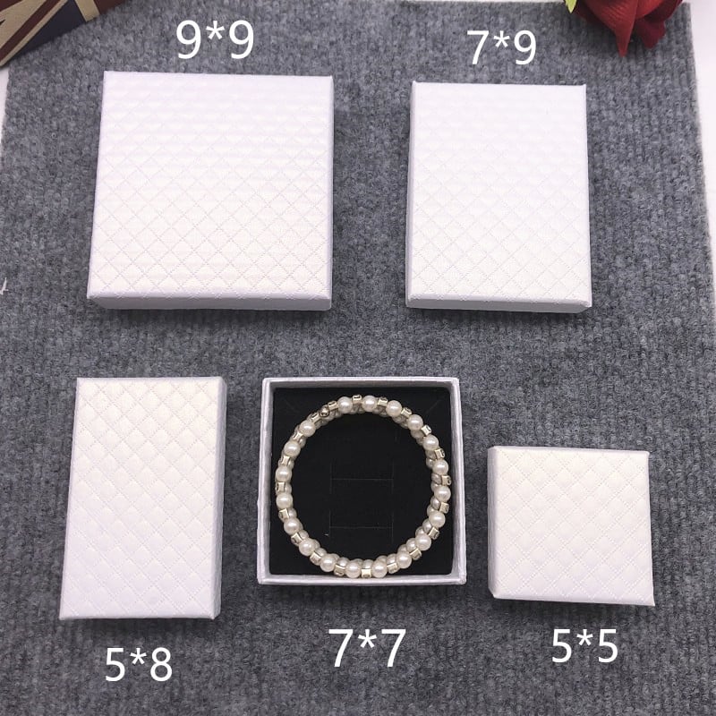 Kutija za pakiranje nakita s dijamantnim uzorkom za ogrlicu i privjesak | kartonsko pakiranje nakita | prijevozno pakiranje