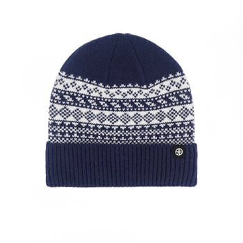 Плетена зимна шапка Fair Isle с жакардов принт за жени, многофункционална, топла, за дейности на открито, дебела, покрива за глава, с качулка и предпазител за уши