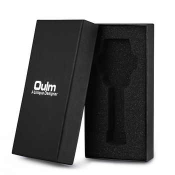 Set cutii pentru ceasuri Oulm, ambalare 100 de bucăți, logo imprimat, vara 2021