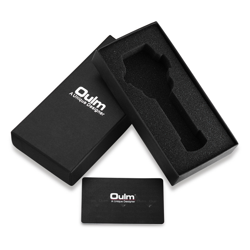 Set cutii pentru ceasuri Oulm, ambalare 100 de bucăți, logo imprimat, vara 2021