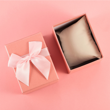 Cutie cadou pentru ceas cu panglică, imprimare logo, personalizabilă, 170 bucăți pe pachet, pachet 6A