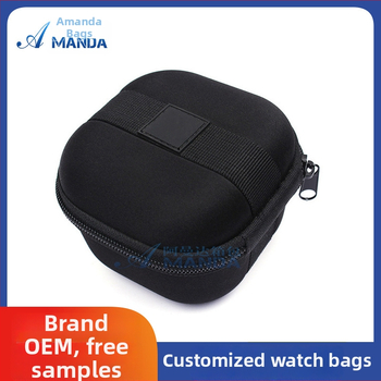 EVA štvorcová krabička na hodinky, vodotesná darčeková schránka na uskladnenie, tlač loga dostupná, značka Amd