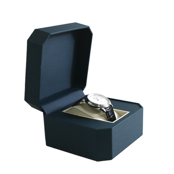 Cutie pentru ceas din PU, octagonală, lucrată manual, ambalaj pentru bijuterii și cadouri