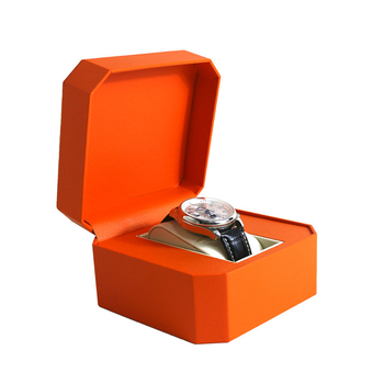 Cutie pentru ceas din PU, octagonală, lucrată manual, ambalaj pentru bijuterii și cadouri
