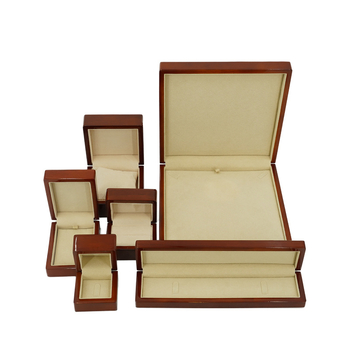 Drveni šestodijelni set kutija za nakit – kutija za satove, ogrlicu, narukvicu i privjesak