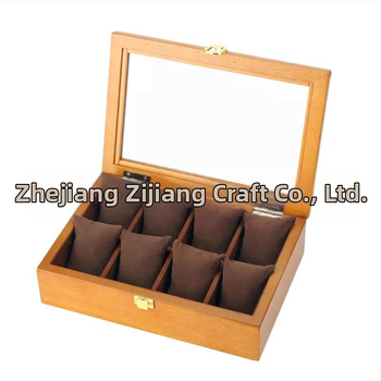 Drevená šperkovnica od ilogpro, model JEW0330, pôvod Zhejiang, balenie: krabica