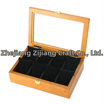 Drevená šperkovnica od ilogpro, model JEW0330, pôvod Zhejiang, balenie: krabica