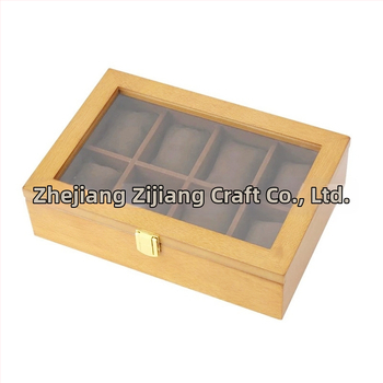 Drevená šperkovnica od ilogpro, model JEW0330, pôvod Zhejiang, balenie: krabica