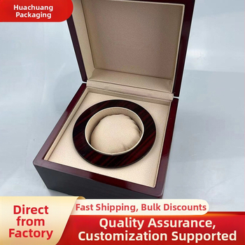 HQ004 Box na hodinky – drevený box s lakovaným povrchom, personalizovaný úložný box na šperky