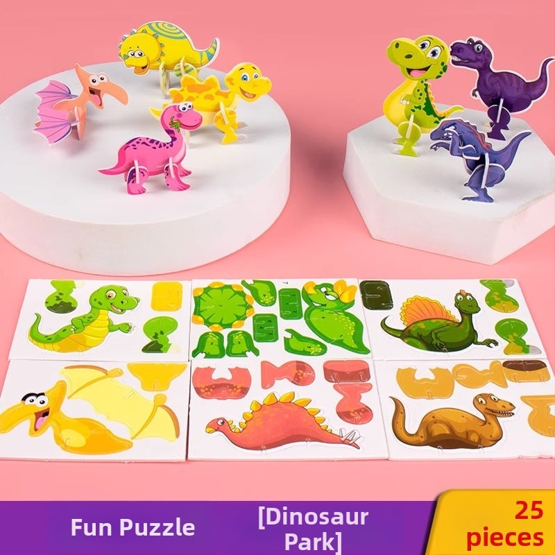 3D putukate pusle lastele, DIY paberi komplekt, 4-6 aastat